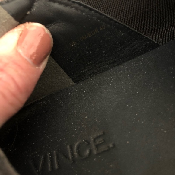 Vince Grey Wool Flatform Slip-on Shoes Size 10 - Picture 9 of 10